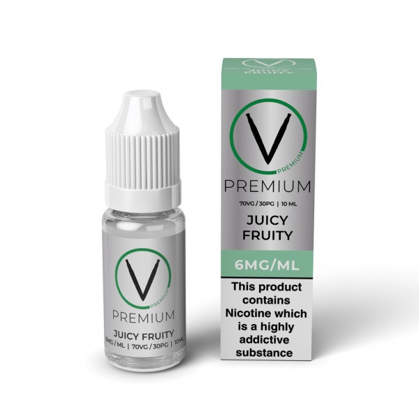 V Premium High VG - Juicy Fruity E-Liquid (10ml)