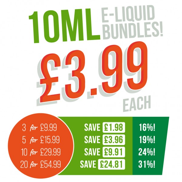 V Premium High VG - Juicy Fruity E-Liquid (10ml)